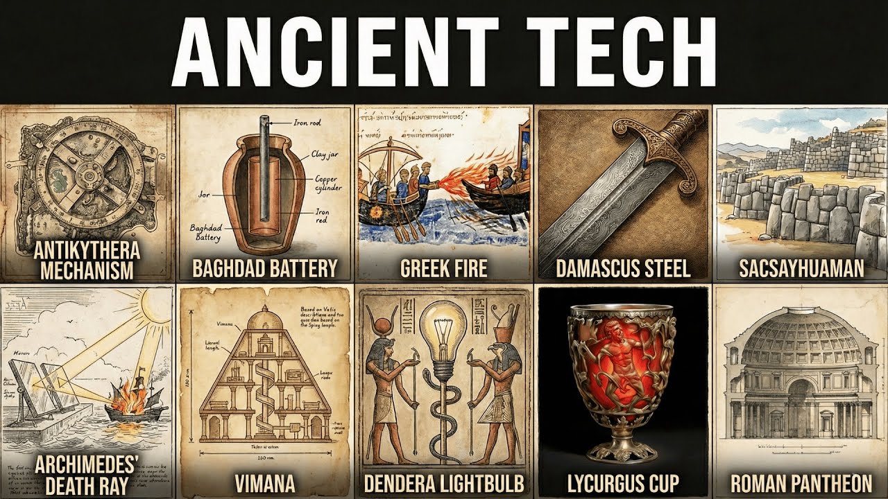 10 Ancient Technologies That Were Too Advanced for Their Time
