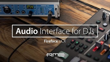 DJ with the Fireface UCX Audio Interface and Traktor Pro