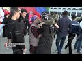 В Махачкале и Каспийске встретили вернувшихся с Украины росгвардейцев