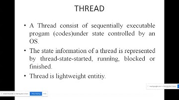 Embedded System Design/Process and Thread/ Sudha /MAMSE