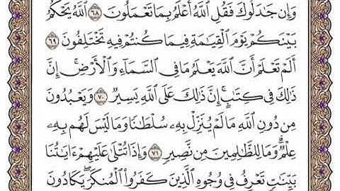 سورة الحج الشيخ ياسر الدوسري صفحة ٣٤٠