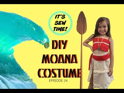 Easy Diy Moana Costume Easy Sewing Beginner Sewing Youtube