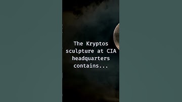 🤯 Unsolved Message Hidden in CIA Sculpture! 🕵️‍♀️ #kryptos #cia #unsolved #mystery