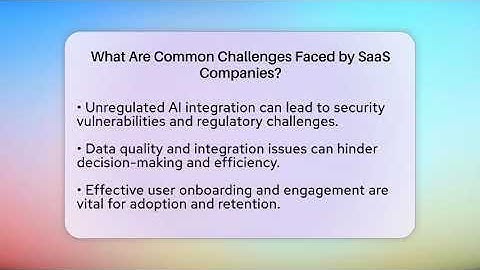 What Are Common Challenges Faced by SaaS Companies? | The SaaS Pros Breakdown News