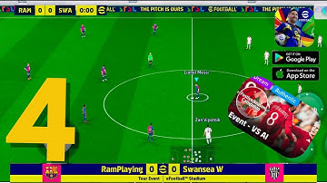 efootball 2025 Mobile Gameplay Walkthrough |Event vs AI  | Part 4 [60FPS] 😍(Android & iOS)