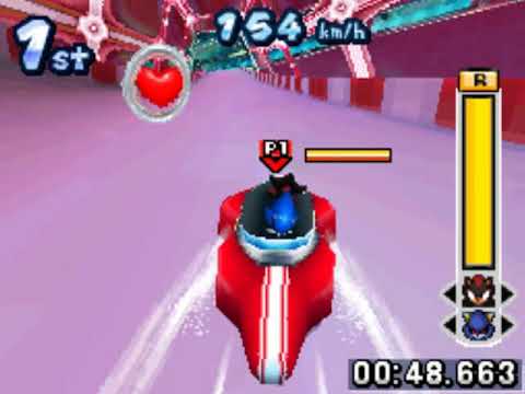 Mario Sonic At The Olympic Winter Games DS Blazing Bobsleigh