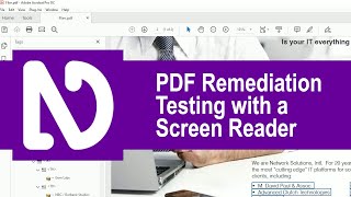 Remediating a PDF document with NVDA for Accessibility screenshot 5