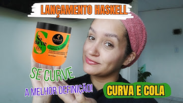 FINALIZADOR CURVA E COLA DA HASKELL LINHA SE CURVE - NO CABELO CRESPO