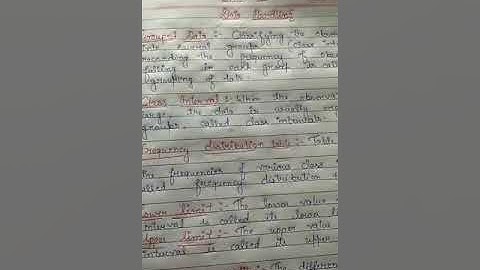 Class 8: Maths Exercise 17.2 (Data Handling - Group Data) Video 1