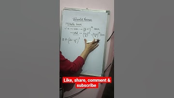 Middle term of expression in binomial theorem by komal mam