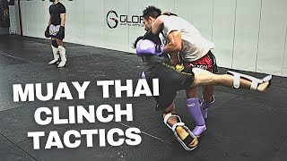 My Top 8 Muay Thai CLINCH Tactics (real time sparring)