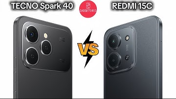 TECNO Spark 40 vs REDMI 15C | Full comparison