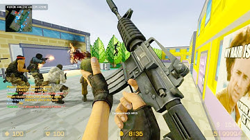 Counter Strike Source - Zombie Escape Mod online gameplay on ze_pokemon_adventure_v1_1s map