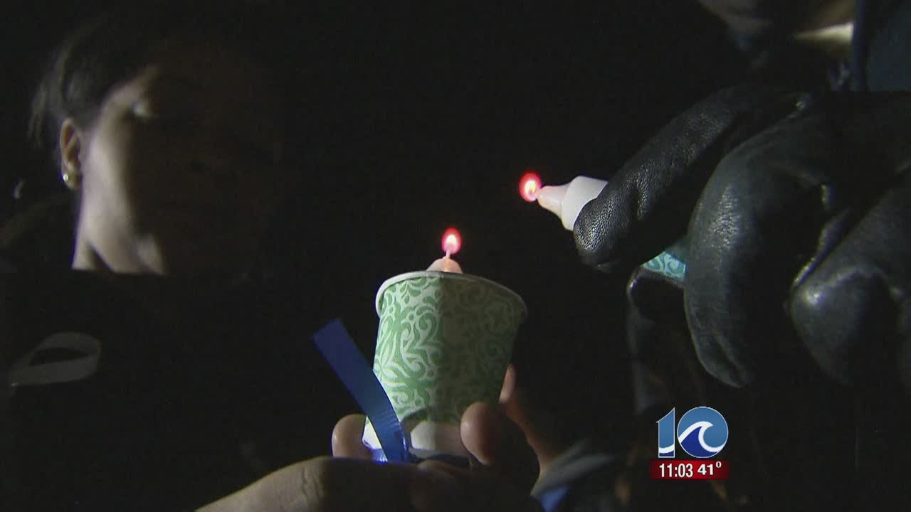 Vigil held for teens killed in crash - YouTube