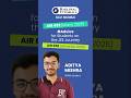 The Secret to a Top 500 Rank: Trust the Process | Aditya Mishra AIR 452 #JEE2025 #bakliwaltutorials