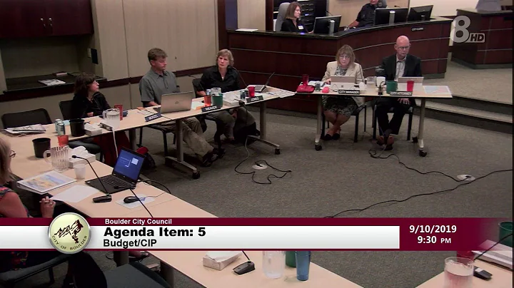 Boulder City Council Study Session 9-10-19