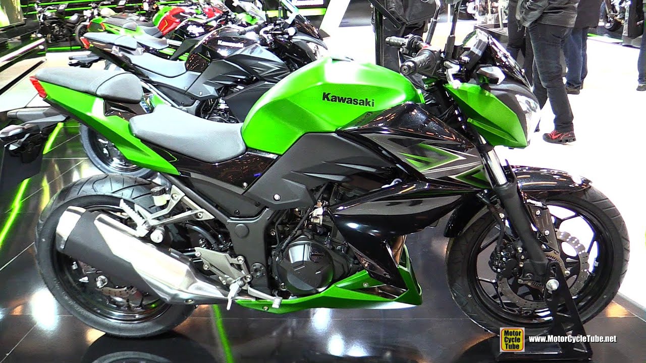 2016 Kawasaki Z300 ABS - Walkaround - 2015 Salon de la Moto Paris - YouTube
