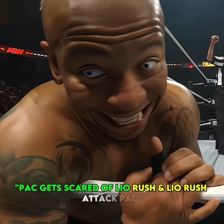 Lio Rush Attack Pac 💀🔥 #wwe #wweshorts #wrestling #aura #shorts