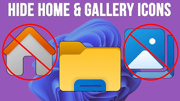 Clean Up File Explorer by Hiding or Removing the Home and Gallery Icons