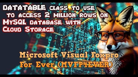 Menggunakan class DATATABLE untuk mengakses 2 Juta Record database MySQL dengan penyimpanan CLOUD