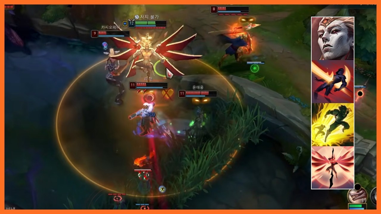 그마,챌 유저들도 놀라는 자헨의 한타 각