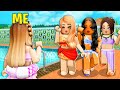 Pool party was popular girls only so i went undercover roblox