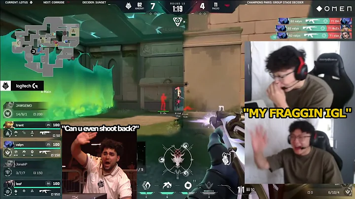 G2 shanks reacts to G2 Masterclass against T1 in Elimination game at Champions 2025