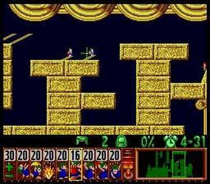 Lemmings - Fun Level 26 Solution