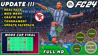 FIFA 16 MOD EA Sports FC 24 Android OFFLINE GRAFIK HD Update Full Menu Terbaru 2023