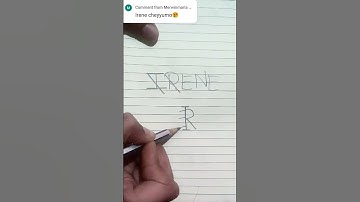 Irene name logo comment your name fast!! #shorts