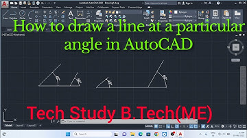 how to draw line at an angle in AutoCAD tips & tricks #autocad_hindi_tutorial #autocadtipsandtricks