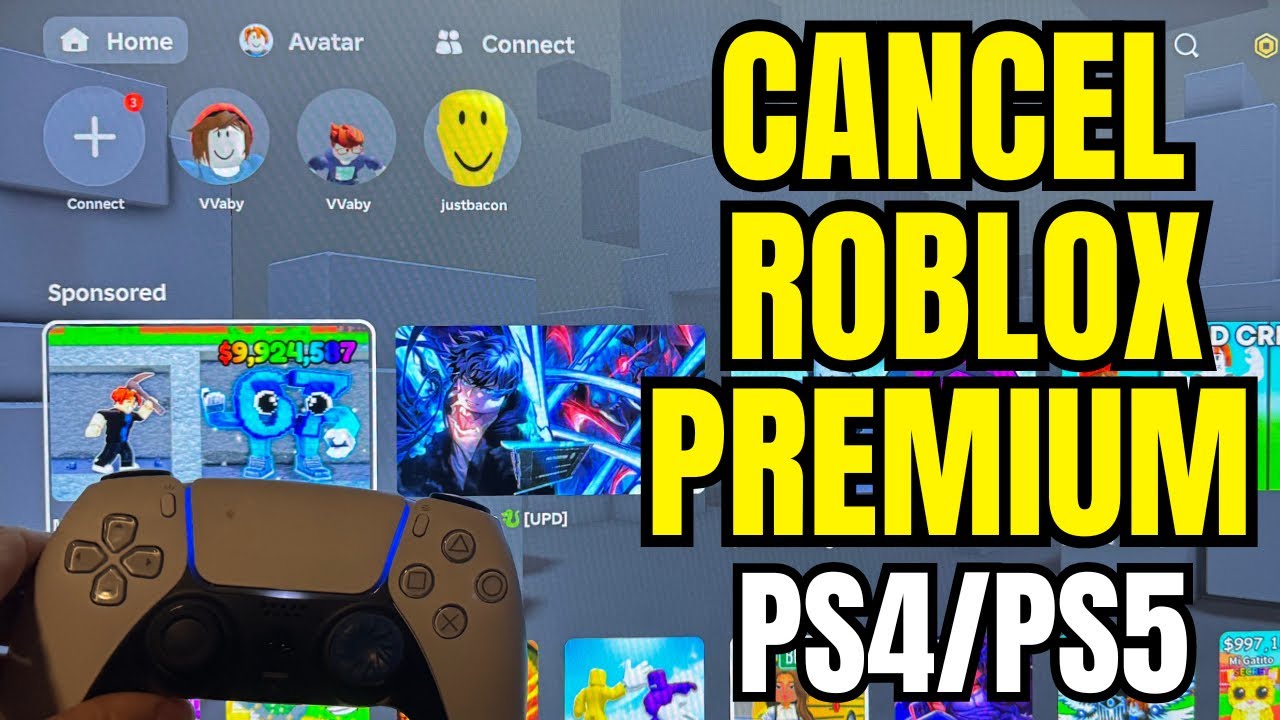 How To Cancel Roblox Premium PS4 PS5 2026 YouTube 