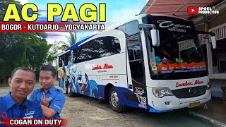 SAMPAI SEBANYAK INI PENUMPANG AC PAGI || Trip Sumber Alam Ndolalak 50oc || Bogor - Kutoarjo