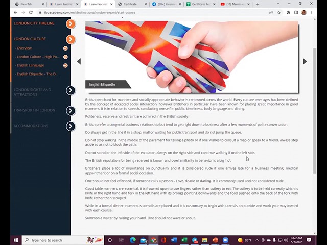 London Expert Cert Workshop