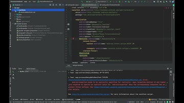 Error:android:exported needs android studio