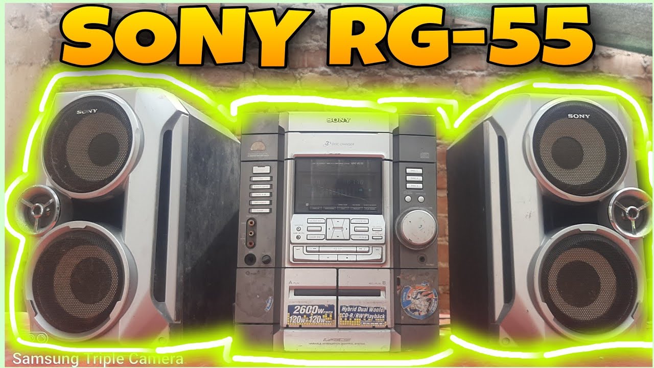 🔥SONY RG55 Reparación y Reseña + pruebas de sonido 🔊‼️🔥
