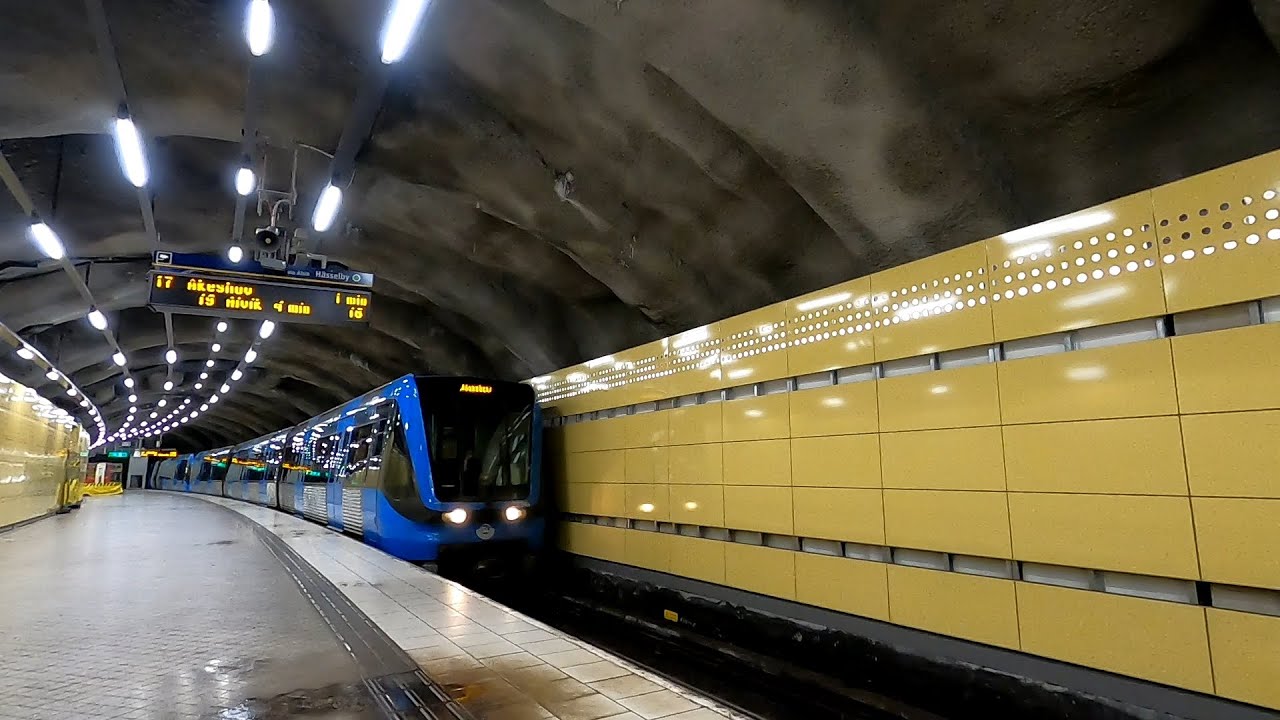 Rådhuset to Kristineberg via Fridhemsplan, SL metro / Tunnelbanan Stockholm, Sweden
