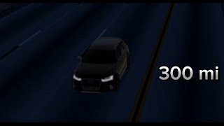 300 km/h Audi RS6 (The video happened in real life) ￼🖤