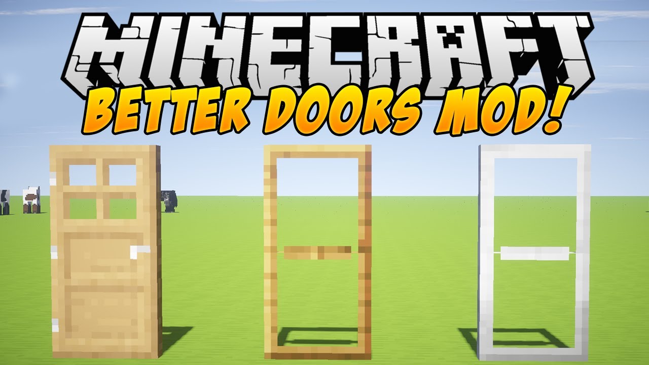 PLAYING THE DOORS MINECRAFT MOD (its so awesome) 