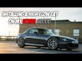 Honda S2000 - Tegiwa High Flow Cat Install + sound level comparison(db meter)