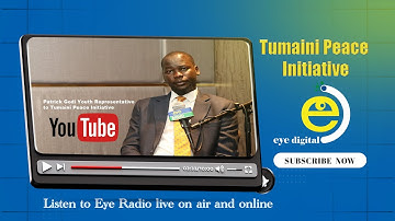 🔴 Tumaini Peace Initiative Patrick Godi Youth Representative to Tumaini Peace Initiative