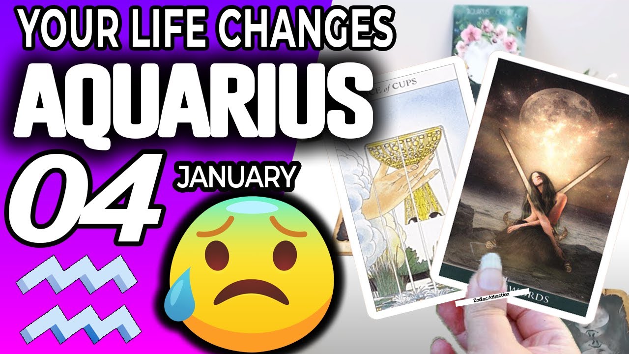 Aquarius ♒ YOUR LIFE CHANGES 😨 😱 Horoscope for Today JANUARY 4 2024 ♒