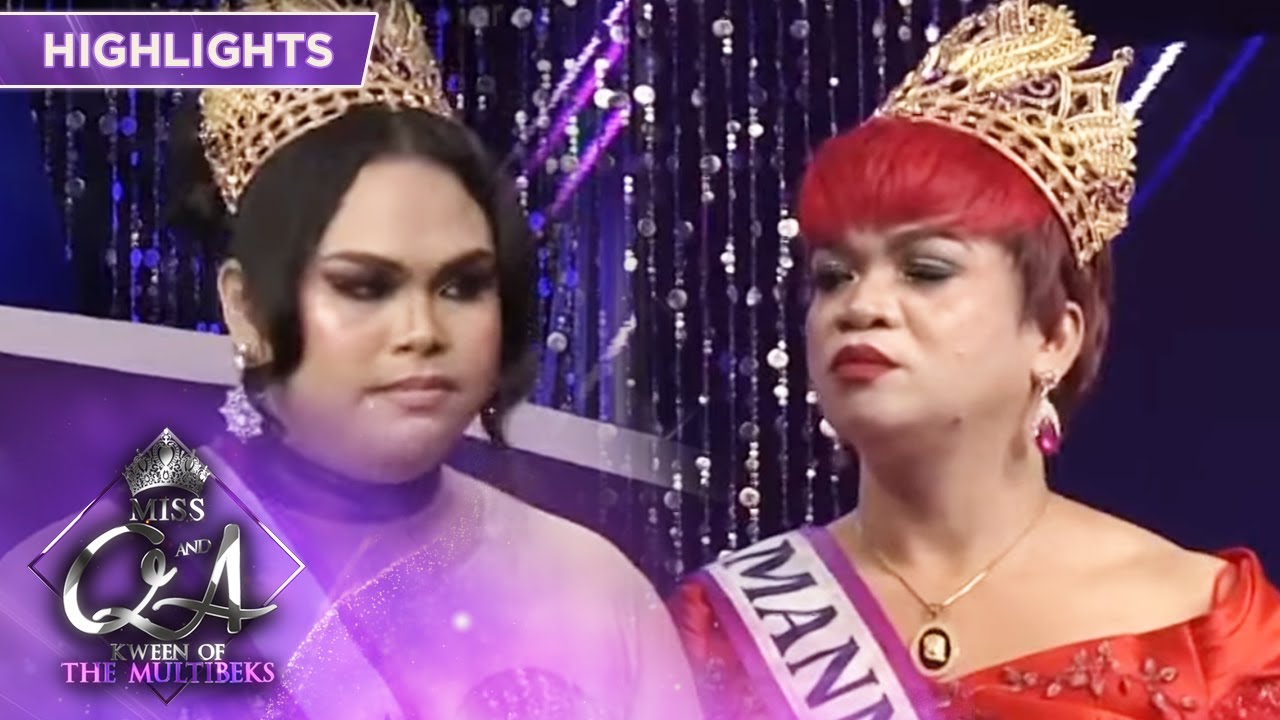 Ralph Romero and Manny Dionisia compete at Miss Q&A 