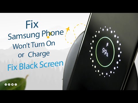 Видео: How To Fix Samsung Smart Phone Won’t Turn On or Charge in Tamil | Fix Black Screen