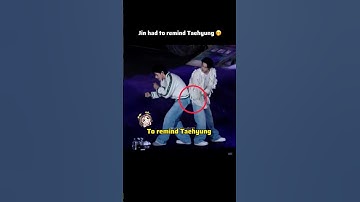 Taejin: Jin had to remind Taehyung 🤭 #taejin #btsshorts #bts #jin #taehyung #shorts