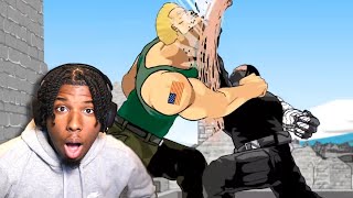 Marvel Vs Streetfighter Winter Soldier Vs. Guile Full Version React