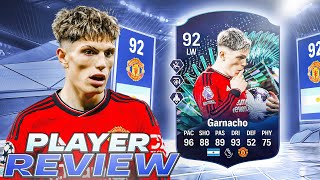 🥶92 TOTS MOMENTS GARNACHO PLAYER REVIEW - EA FC 24 ULTIMATE TEAM