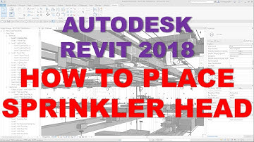 REVIT MEP 2018: HOW TO PLACE SPRINKLER HEAD