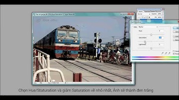 Chỉnh màu thành đen trắng trong Photoshop và Gimp