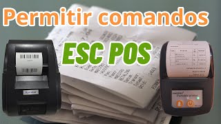 Install thermal printer for ESC POS